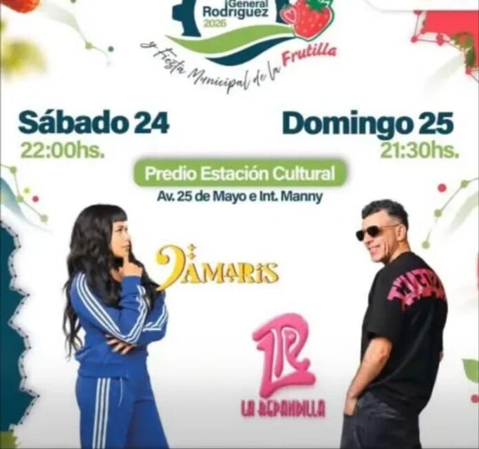 Controversia en la Fiesta Municipal de la Frutilla: La Re Pandilla desmiente acuerdo con el municipio
