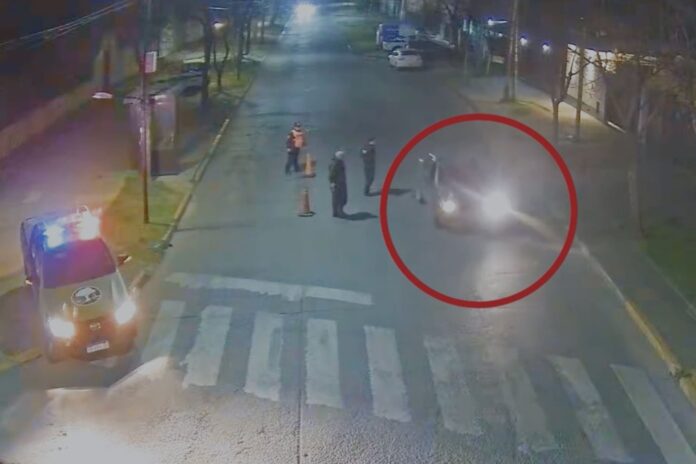 Detenido tras intensa persecución en Saavedra: Eludió control policial en La Horqueta