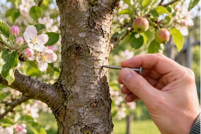 El curioso truco de Mariluz del Campo para hacer que los árboles frutales den más frutos
