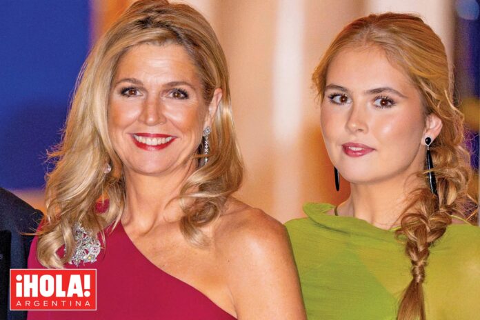 Elegancia Real: Máxima y Amalia deslumbran en gala del Palacio Noordeinde