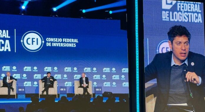 Kicillof impulsa el Canal Magdalena como clave para la logística argentina