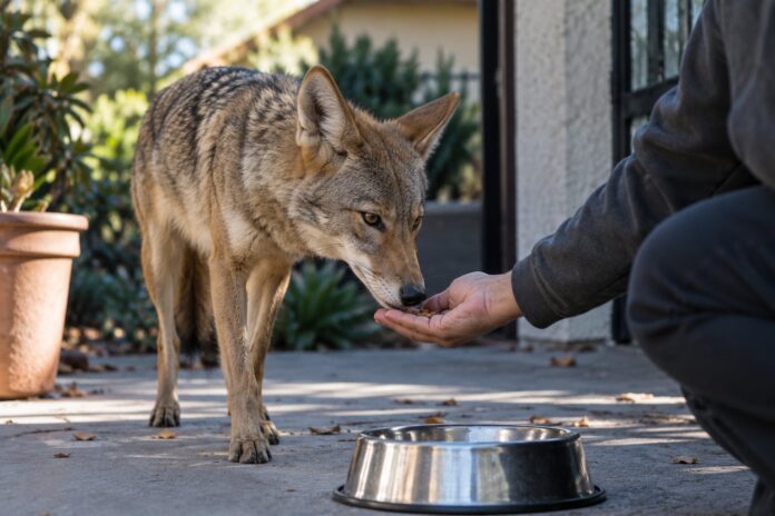 Vecino de Los Ángeles podría enfrentar cargos por alimentar a un coyote que mordió a un niño